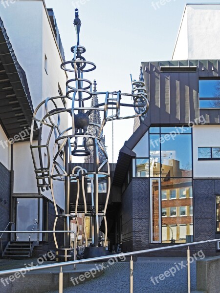 Architecture Sculpture Library City Library Münster