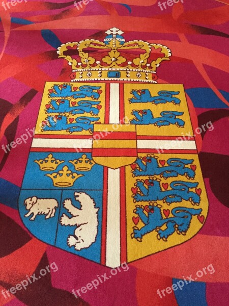 Denmark Danish Royal Coat Of Arms Europe