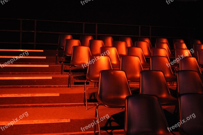 Chairs Stairs Theater Free Photos