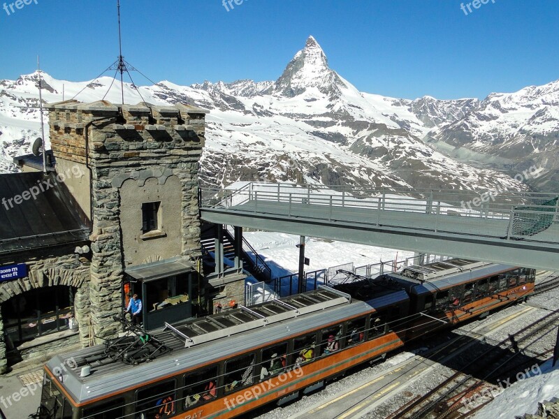 Zermatt Matterhorn Switzerland Mountains Alpine