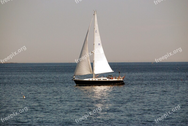 Sailboat Maine New England Free Photos