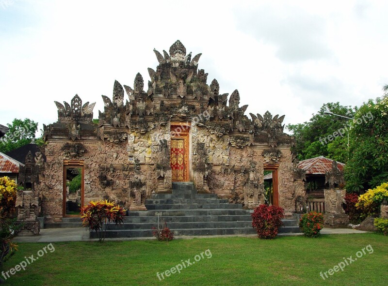 Indonesia Bali Temple Buddhist Sacred