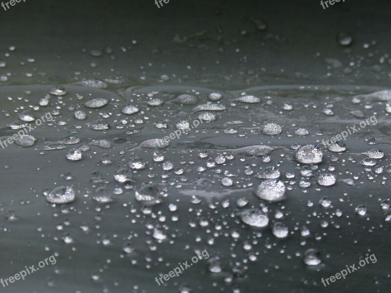 Drops Surface Texture Background Moisture