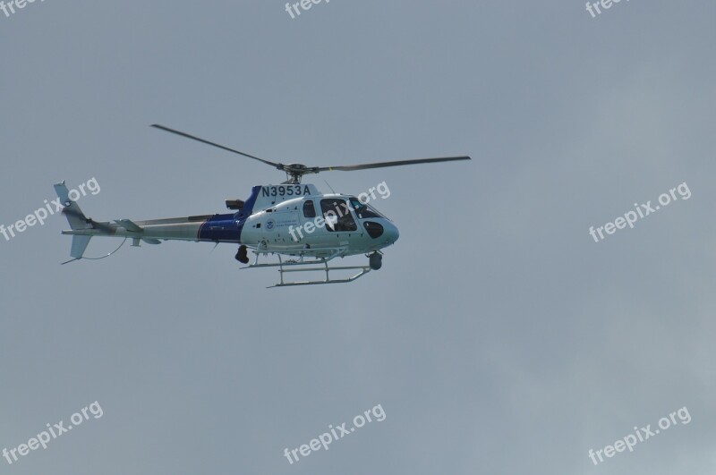 Helicopter Grey Himmel Free Photos