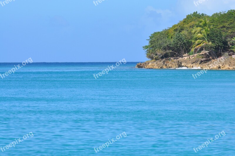 Puerto Rico Sea Himmel Water Coastal