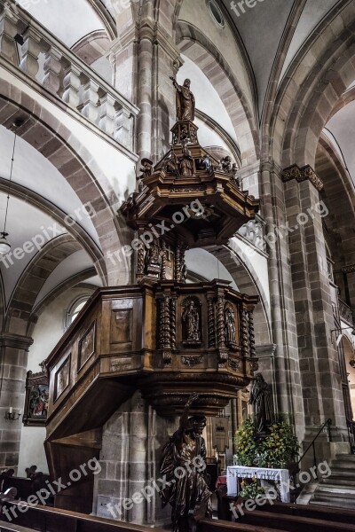 Alsace Church Gallery Cathedral Chapel