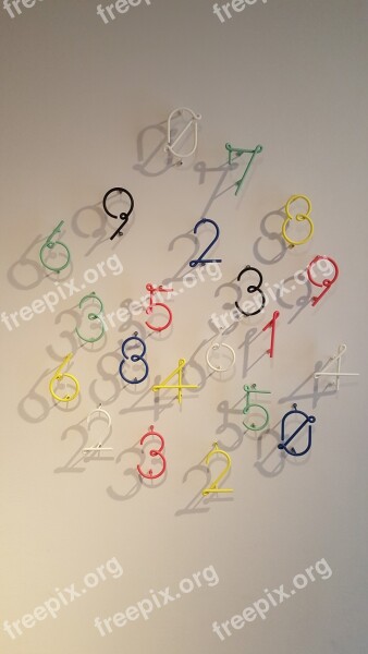 Numbers Clock Art Works Contemporary Art