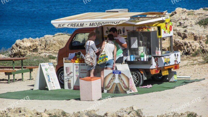 Cantina Ice Cream Outdoor Tourism Cyprus