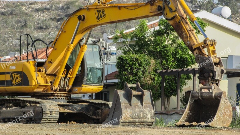 Excavator Heavy Machine Yellow Construction Free Photos