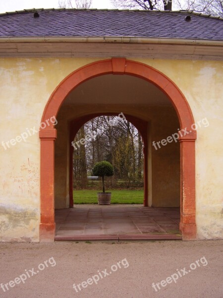 Castle Concluded Favorite Orangery Baroque Park