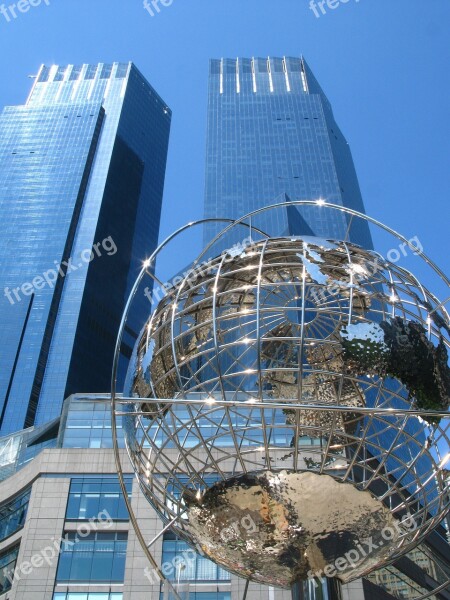 Trump Towers Globe Earth Corporations New York