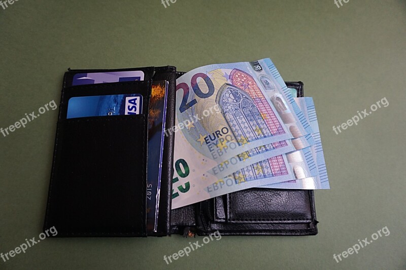 Wallet Money Tickets Banque Banknote