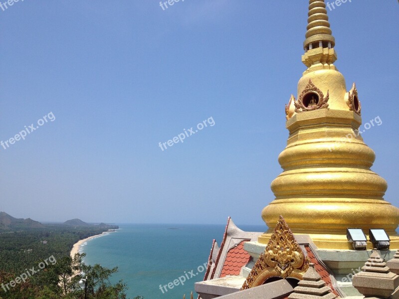 Temple Way Bang Saphan Province Free Photos