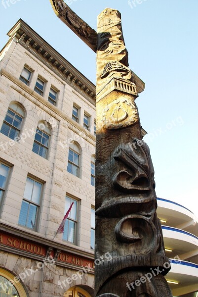 Canada Ottawa Totem Native American Museum