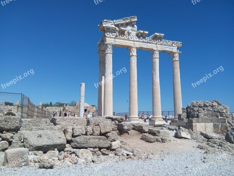 Ancient Times Stone Turkey Ruins Free Photos