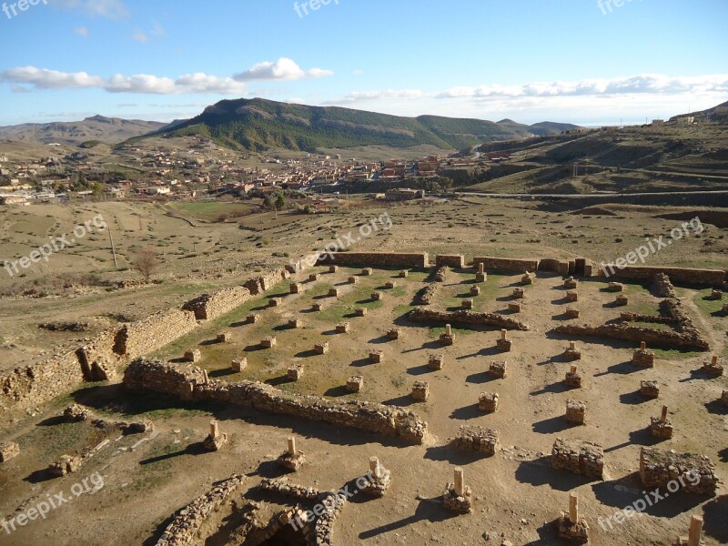 Algeria M'sila Ancient Monuments The Ruins Of The History