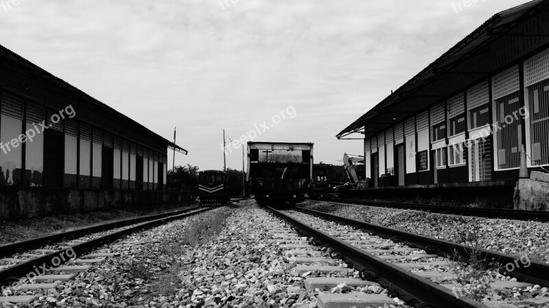 Railroad Track Aguachica Iron Transport Train