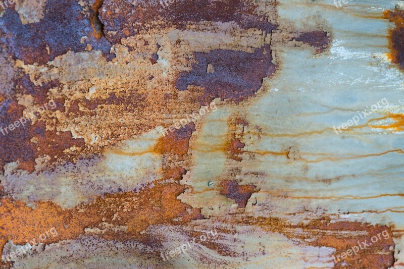 Metal Rusted Plate Texture Free Photos