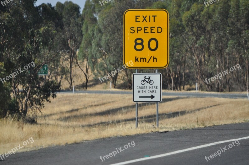 Australia Signs Traffic Output 80km