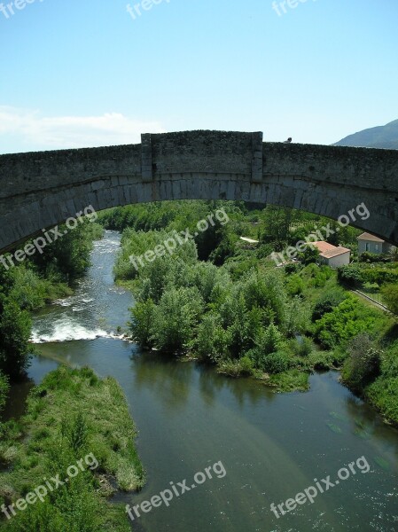 Ceret Pont Du Diable Bridge Free Photos