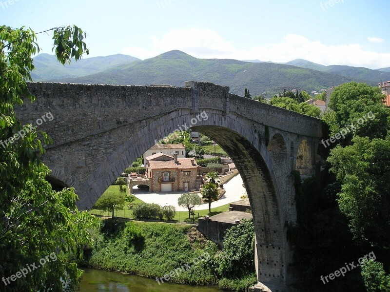 Ceret Pont Du Diable Bridge Free Photos