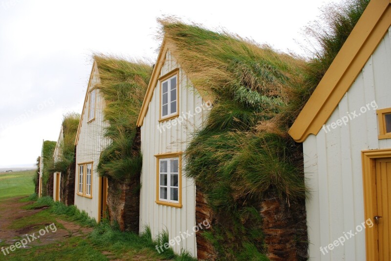 Iceland House Ethnographic Open Air Museum Glaumbær Free Photos