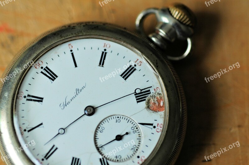 Pocket Watch Time Antique Vintage Timepiece