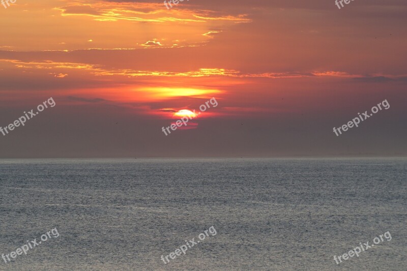 Sunset Sol Rio Arraial Do Cabo Mar