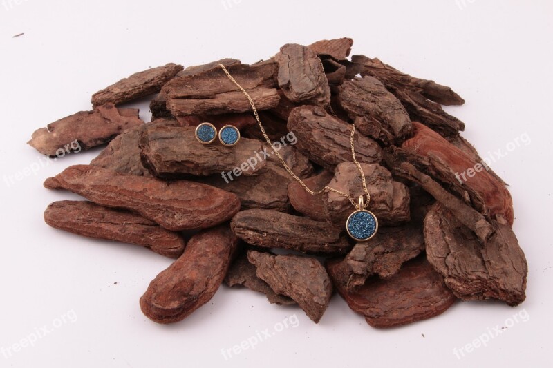 Jewels Blue Gem Earring Paste Free Photos