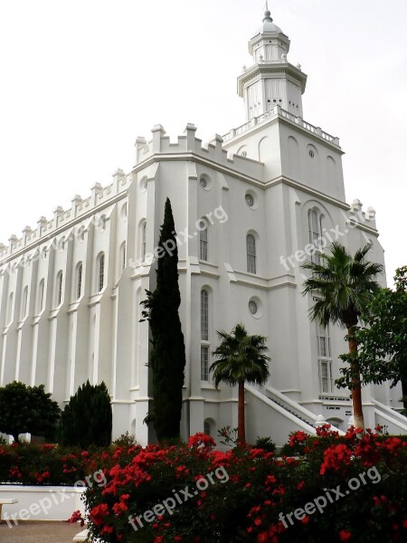 Usa United States St-georges Mormon Temple