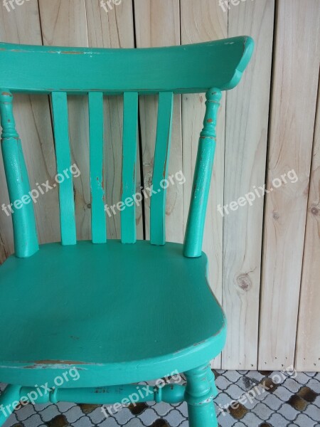 Chair Turquoise Wall Panels Shabby Chic