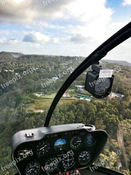 Helicopter View Chopper Australia Queensland