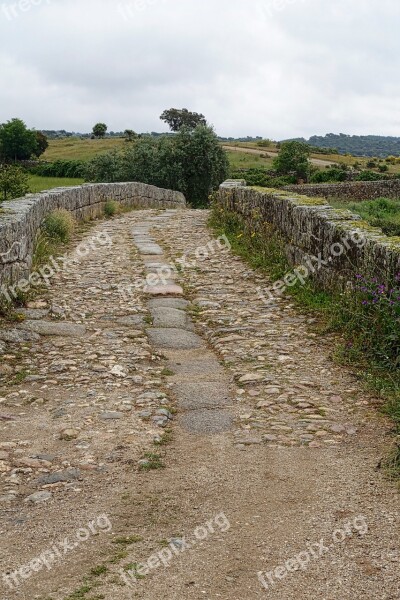 Bridge Crossing Pathway Road Historic