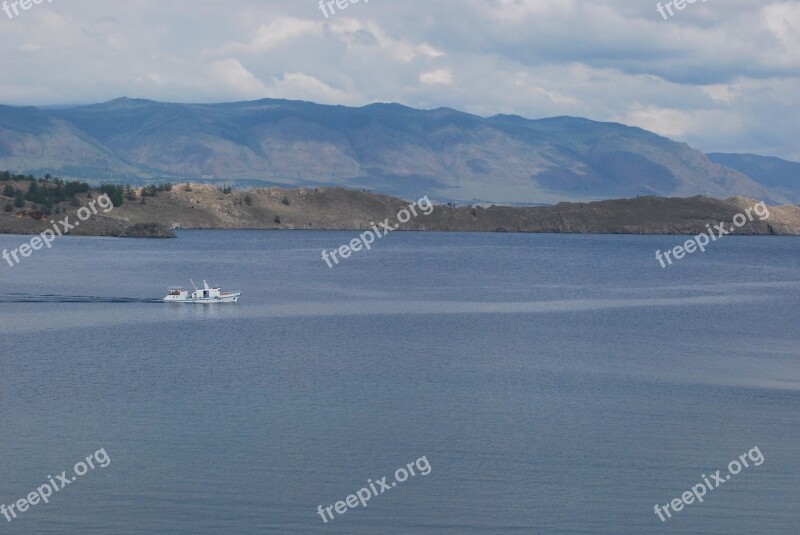 Baikal Lake Nature Sky Water