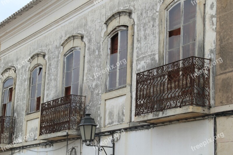 Portugal Faro Buildings Balcony Free Photos