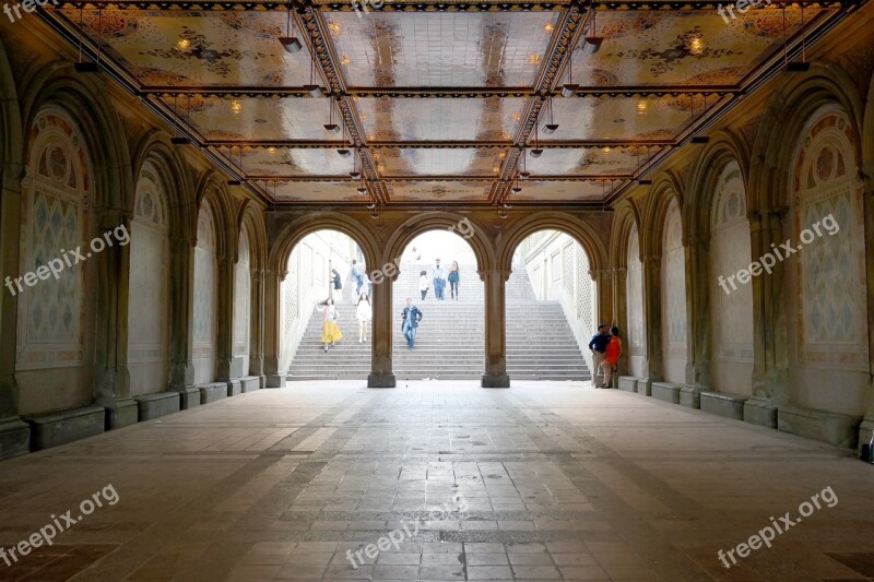 Underpass Walkway Architecture Passage Corridor