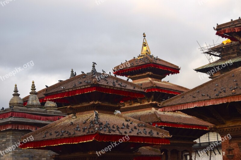 Temple Kathmandu Architecture Nepal Free Photos