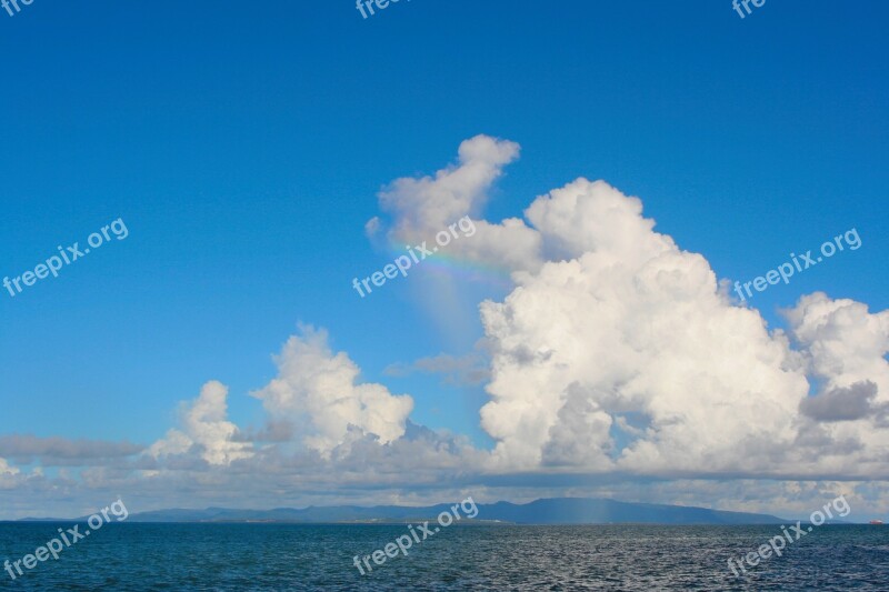 Cloud Sky Blue White Iriomote Sea