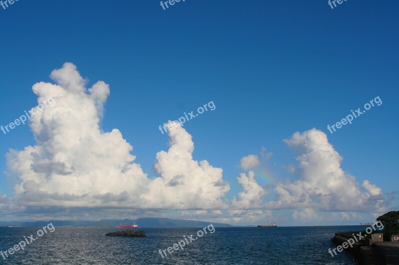 Cloud Sky Blue White Iriomote Sea