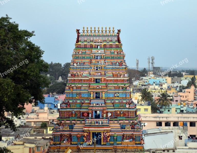 Temple Tower Religion Hindu Old