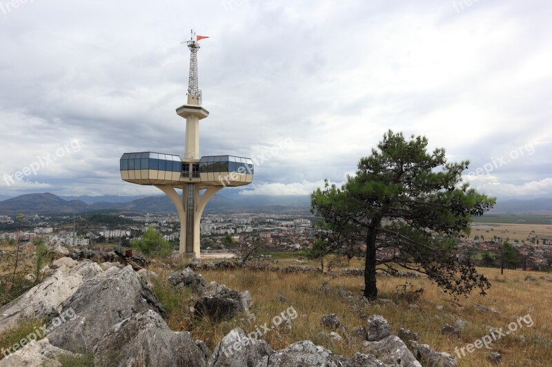 Montenegro Podgorica Communication Tower Transmission