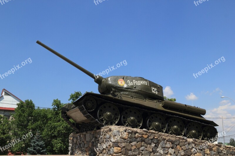 Moldova Transnistria Tiraspol Square Tank