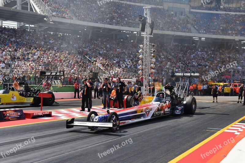 Top Fuel Dragster Motorsport Burn Burnout