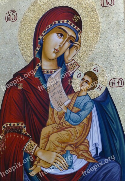 Icon Image Maria Christ Jesus