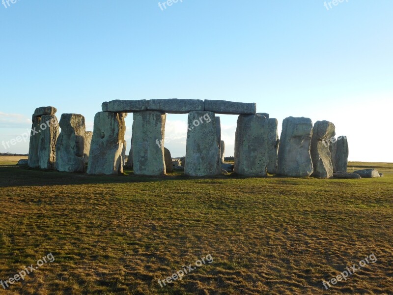 Stone Henge England Pagan Monument Free Photos