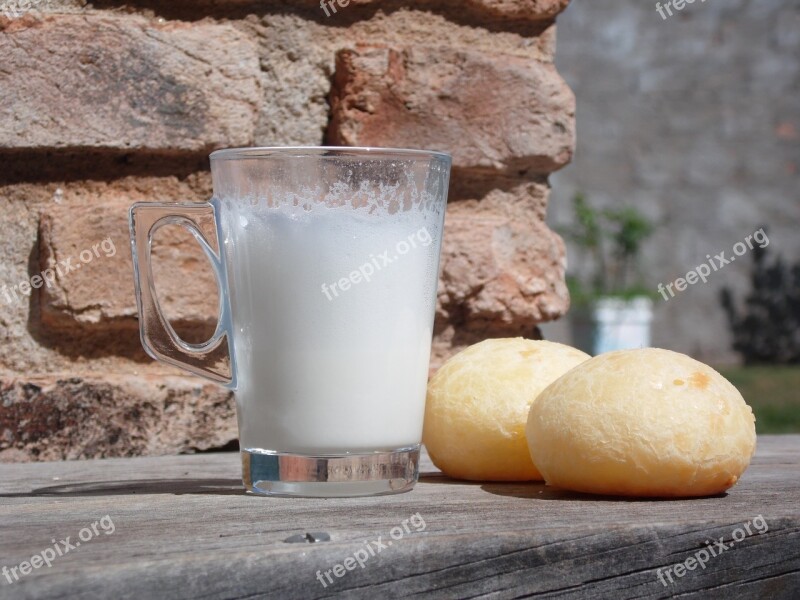 Cheese Bread Afternoon Coffee Snack Free Photos