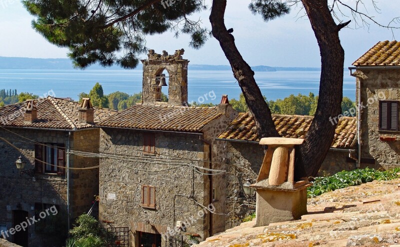 Italy Bolsena Lake Historic Center Church