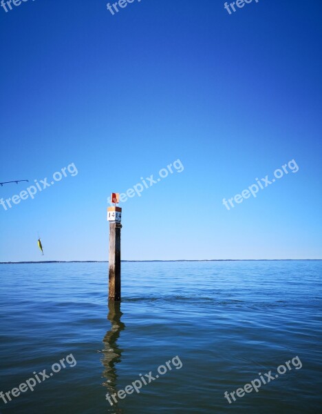 Sea Basin Of Arcachon Water Blue Pila