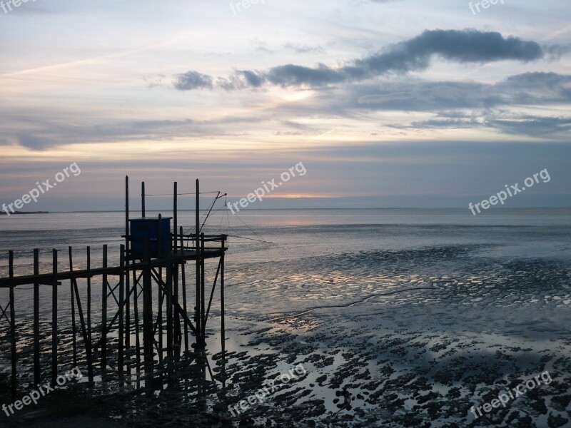 Charente-maritime Plaice Twilight Free Photos