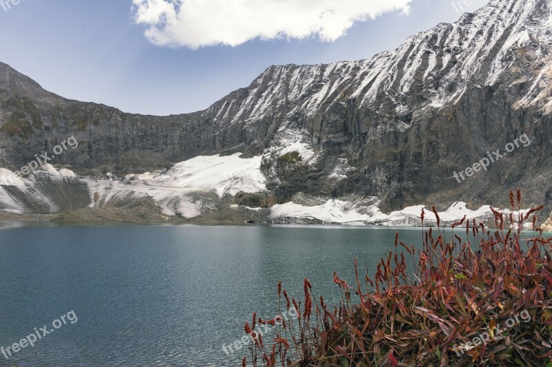 Ratti Gali Lake Azadkashmir Mountains Range